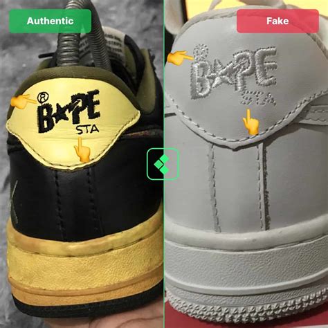 spot fake bape shoes|knock off bape shoes.